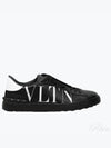 VLTN logo white tab low top sneakers black - VALENTINO - BALAAN 2