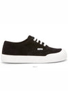 Terra Vulca Suede Low Top Sneakers Black - LOEWE - BALAAN 4