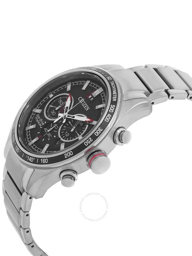 Citizen Super Titanium Eco-Drive Chronograph Black Dial Men's Watch CA4491-82E - CITIZEN - BALAAN 2