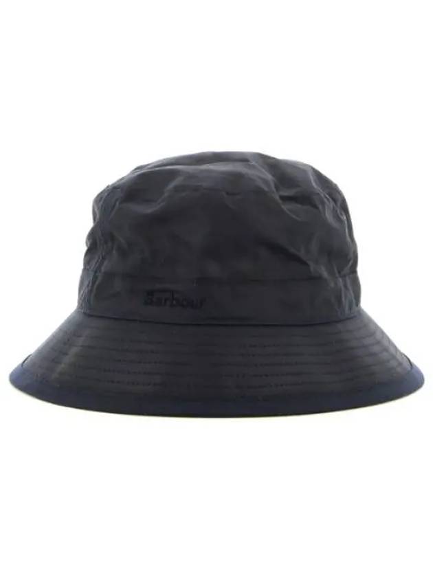 Wax Logo Bucket Hat Navy - BARBOUR - BALAAN 2