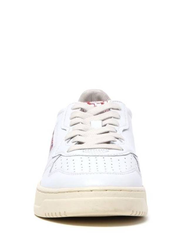 Men's Medalist Leather Low Top Sneakers White - AUTRY - BALAAN 3