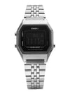 LA680WA 1BDF 1B Digital Square Vintage Retro Metal Watch - CASIO - BALAAN 2