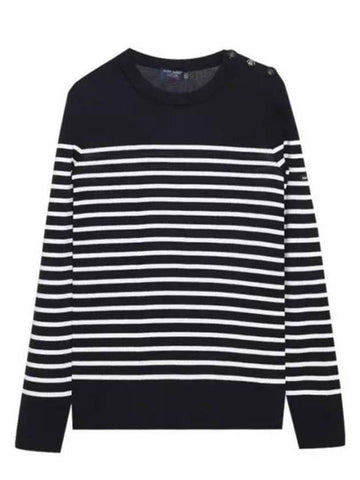 Sweater 0735 Y Free NAVY BLANC TULIPE - SAINT JAMES - BALAAN 1