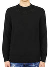 star patch knit top black - GIVENCHY - BALAAN 3