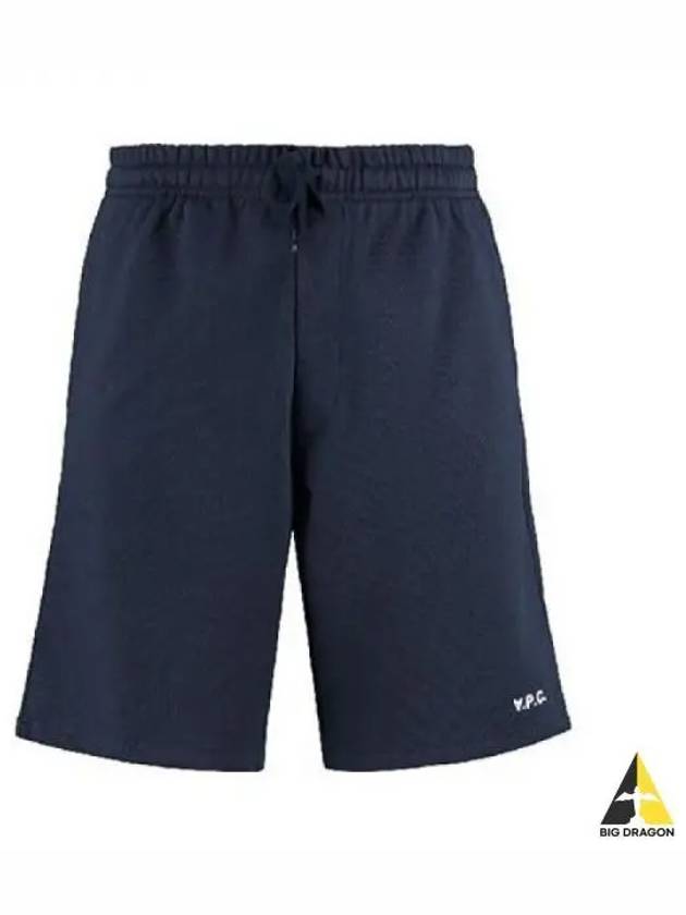 APC Logo Bermuda Short Pants Navy COFAX H10159 - A.P.C. - BALAAN 1