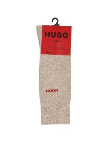 HUGO red logo cotton socks 2 sets 50469638 242 - HUGO BOSS - BALAAN 1