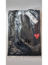 Red Heart T-Shirt Black - COMME DES GARCONS PLAY - BALAAN 4