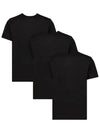 3 pack t shirt black 8C000 22 829H8 999 - MONCLER - BALAAN 3