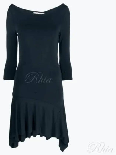 Benito Boat Neck Short Dress Navy - PALOMA WOOL - BALAAN 2