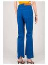 twist flare denim jeans blue - LOEWE - BALAAN.