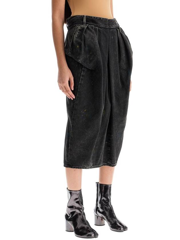 denim skirt with pleats - MAISON MARGIELA - BALAAN 2