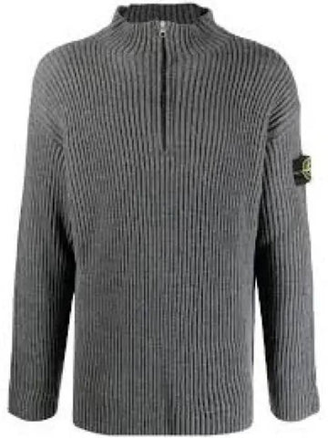 Half zip up knit gray 7915516C2 V0062 1234260 - STONE ISLAND - BALAAN 1