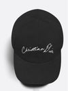 Handwritten Base Ball Cap Black - DIOR - BALAAN 4