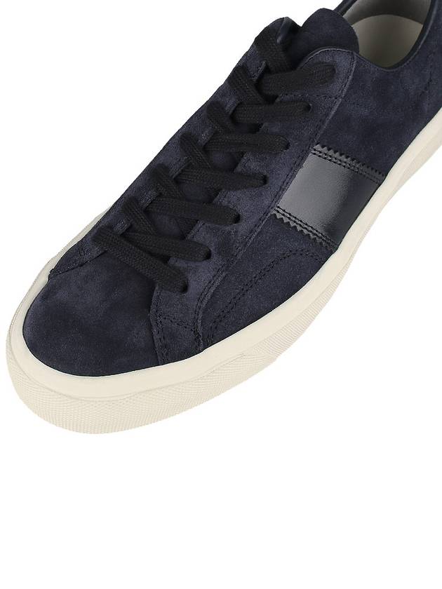 Suede Low Top Sneakers Grey - TOM FORD - BALAAN 8