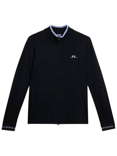 Almaida Full Zip Knit Top Black - J.LINDEBERG - BALAAN 2