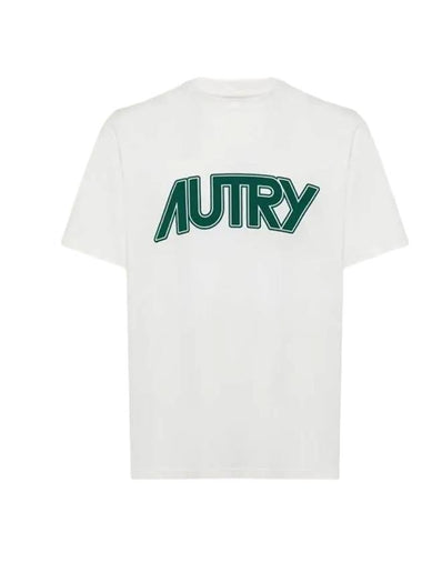 Big Logo Cotton Jersey Short Sleeve T Shirt White - AUTRY - BALAAN 1