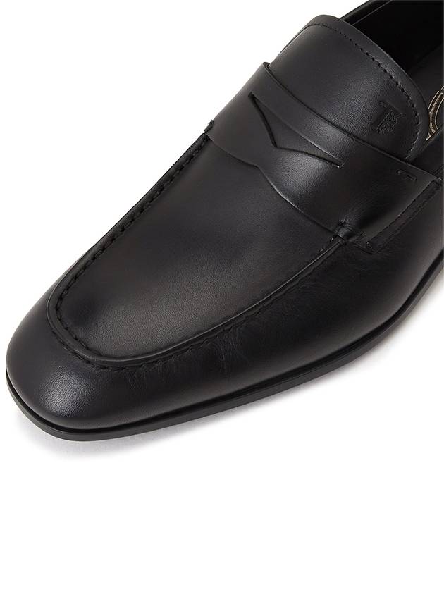 Men's Penny Leather Loafers Black - TOD'S - BALAAN 8