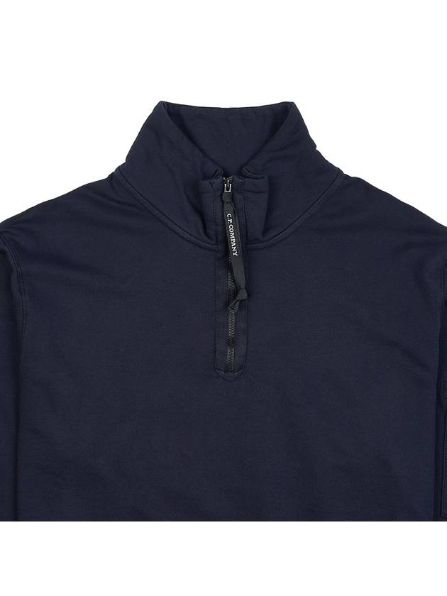 Lens Wappen Half Zip Sweatshirt Navy - CP COMPANY - BALAAN 4