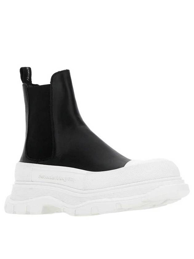 Embossed Logo Chelsea Boots Black - ALEXANDER MCQUEEN - BALAAN 1