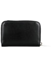 Monogram Zipper Silver Card Wallet Black - SAINT LAURENT - BALAAN 5