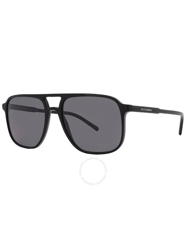 Dolce and Gabbana Dark Grey Navigator Men's Sunglasses DG4423 501/81 58 - DOLCE&GABBANA - BALAAN 3