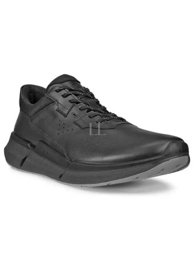 Biom 2.2 Leather Low Top Sneakers Black - ECCO - BALAAN 2