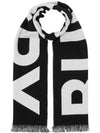 Big Logo Scarf Black - BURBERRY - BALAAN 2