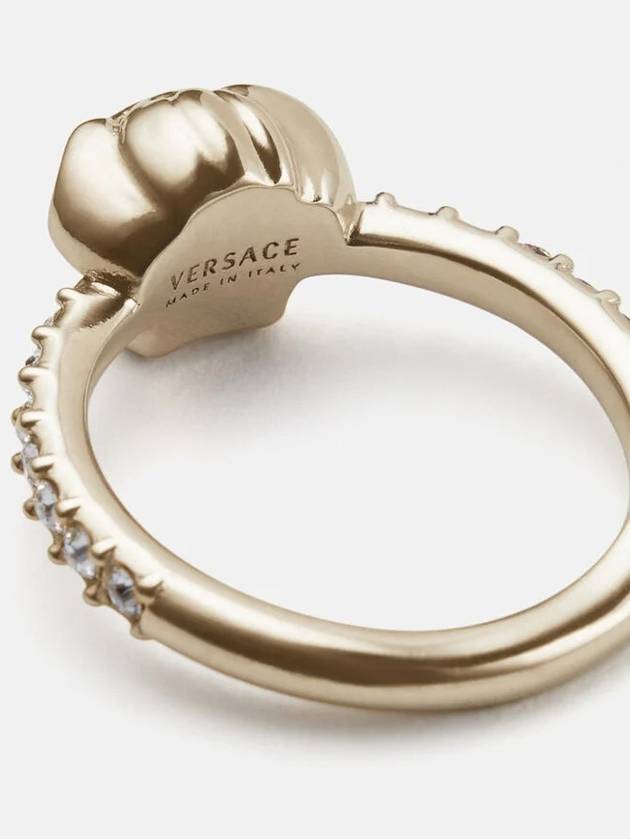 Crystal La Medusa Ring Gold - VERSACE - BALAAN 4