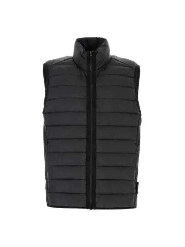 Loom Woven Chambers Recycled Nylon Down TC Vest Black - STONE ISLAND - BALAAN 3