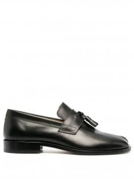 Tabi Embroidery Decorated Loafers Black - MAISON MARGIELA - BALAAN 2