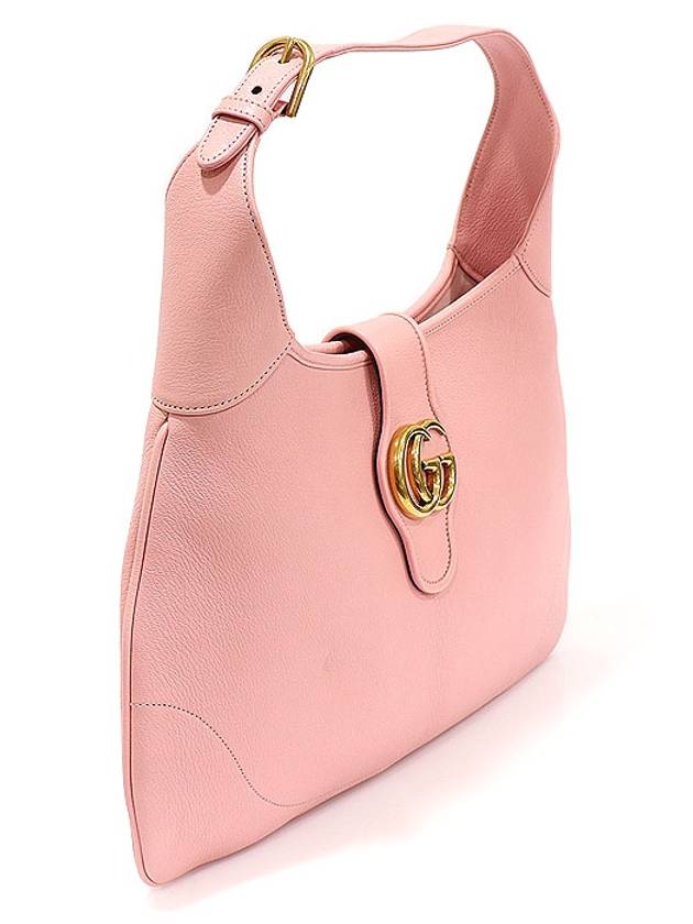 726274 Light Pink Leather Aphrodite Medium Hobo Shoulder Bag - GUCCI - BALAAN 3