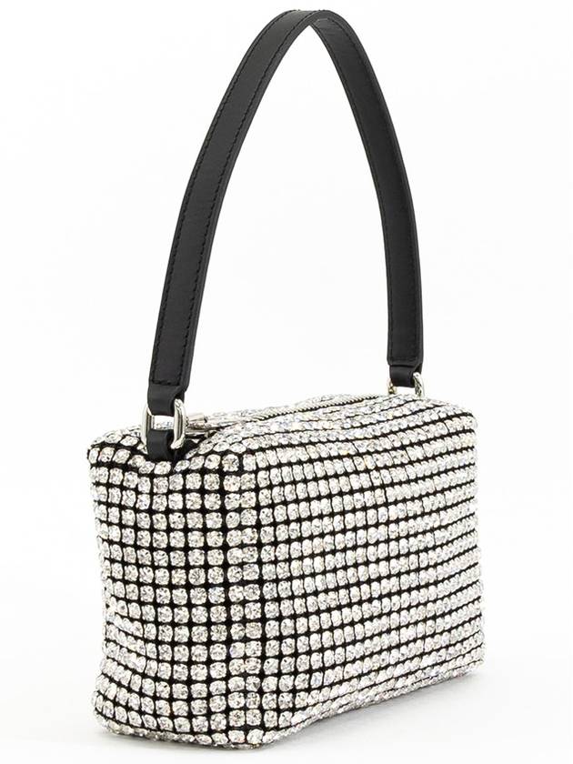 Heiress Crystal Mesh Pouch Bag Black White - ALEXANDER WANG - BALAAN 3