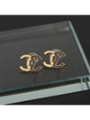 CC logo two tone earrings gold black - CHANEL - BALAAN 7