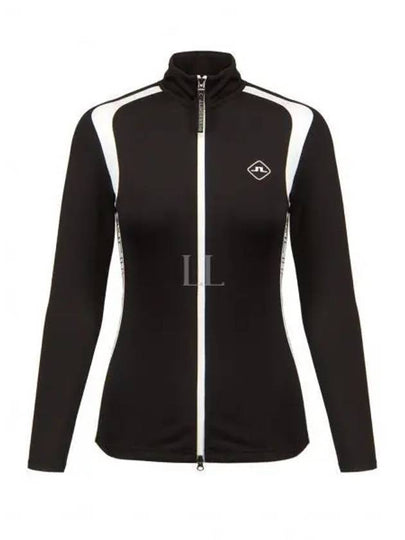 Golfwomen's Mid Layer Regular Fit Jacket Black - J.LINDEBERG - BALAAN 2