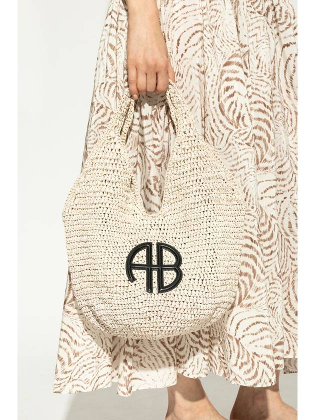 Anine Bing Leah Hobo Small Shoulder Bag, Women's, Cream - ANINE BING - BALAAN 2