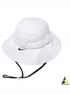 NIKE Team Dri-Fit Logo Bucket Hat White DH2415 100 - NIKE - BALAAN