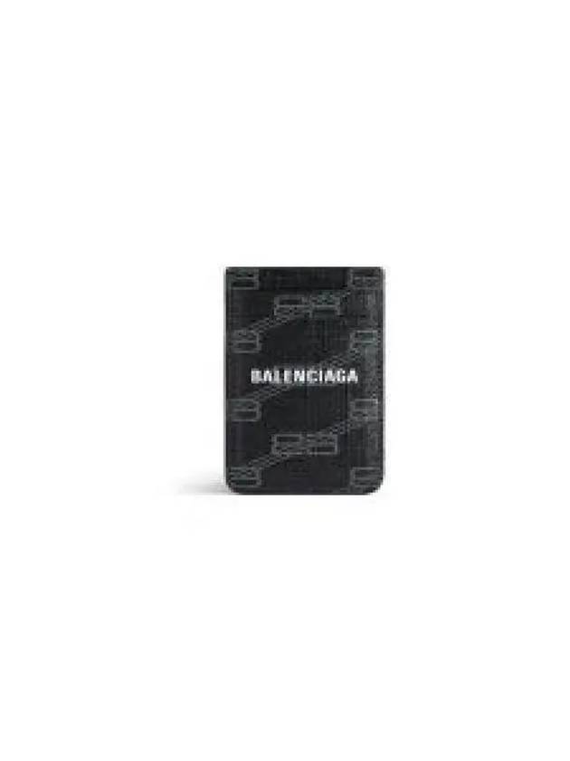 Signature Magnet Card Wallet Black - BALENCIAGA - BALAAN 2