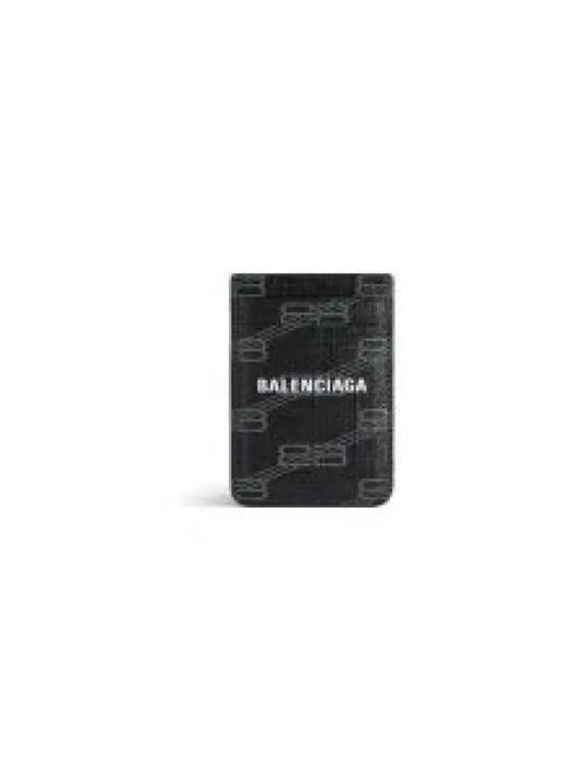 Signature Magnet Card Wallet Black - BALENCIAGA - BALAAN 2