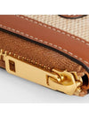 Compact Zipper Cuir Triomphe Textile Calfskin Coin Wallet Natural Tan - CELINE - BALAAN 5