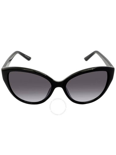 Calvin Klein Grey Gradient Cat Eye Ladies Sunglasses CK19536S 001 55 - CALVIN KLEIN - BALAAN 1