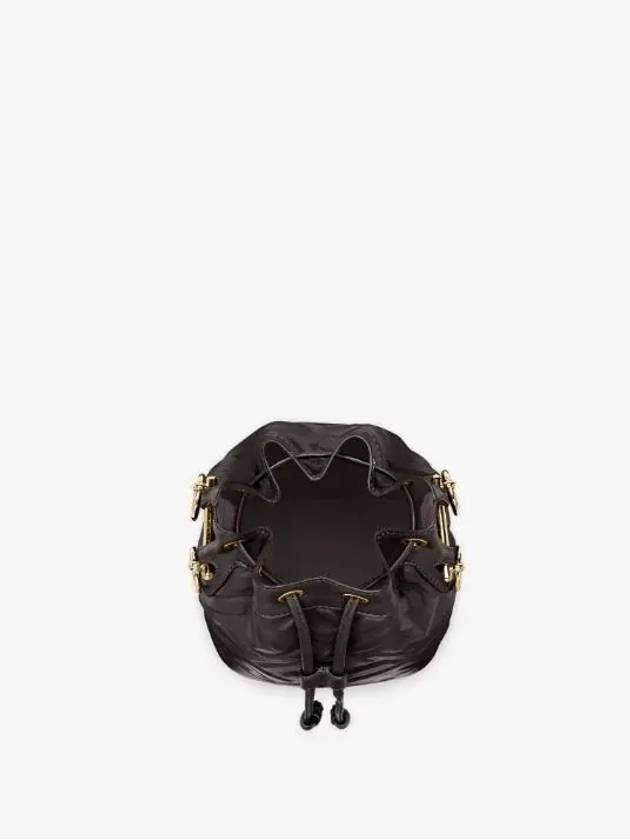 Mon Tresor FF Motif Leather Mini Bag Black - FENDI - BALAAN 5