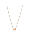 Women's Elsa Peretti Bean Pendant Necklace Rose Gold - TIFFANY & CO. - BALAAN 4