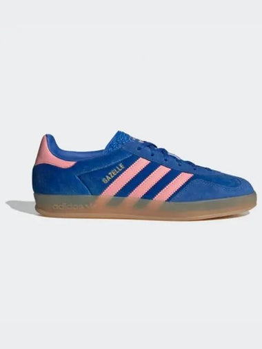 Shoes Sneakers Running Gazelle Indoor Women s BLUE SEPISP GUM3 - ADIDAS - BALAAN 1