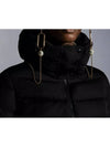 Flammette Long Down Jacket Black - MONCLER - BALAAN 8