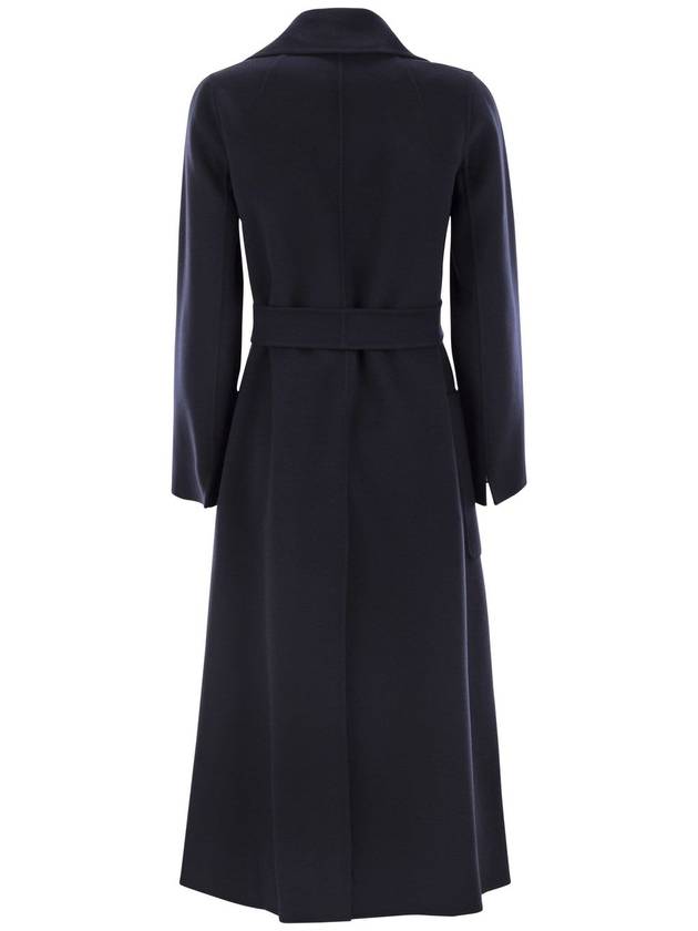 Paolore belted single coat navy - S MAX MARA - BALAAN 3