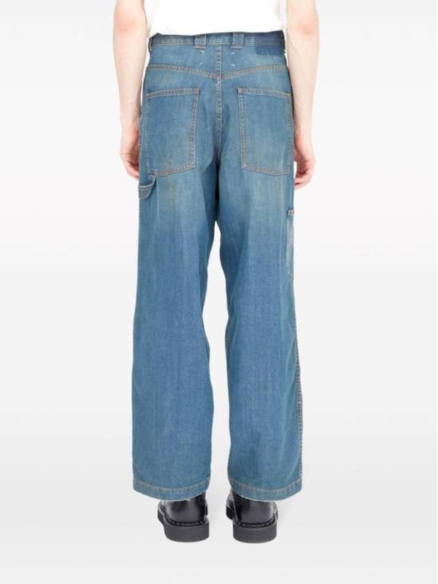 5 Pocket Straight Jeans Light Blue - MAISON MARGIELA - BALAAN 6