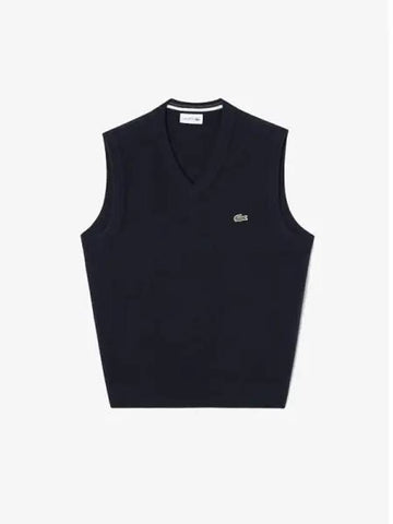 Men s V neck vest AH376E 54N 166 Domestic product GQ2N24081388047 - LACOSTE - BALAAN 1