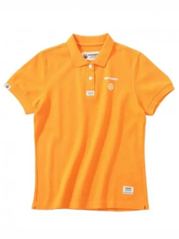 Golf Wear Women s Short Sleeve T Shirt HCW 2A AP01 ORANGE - HORN GARMENT - BALAAN 1