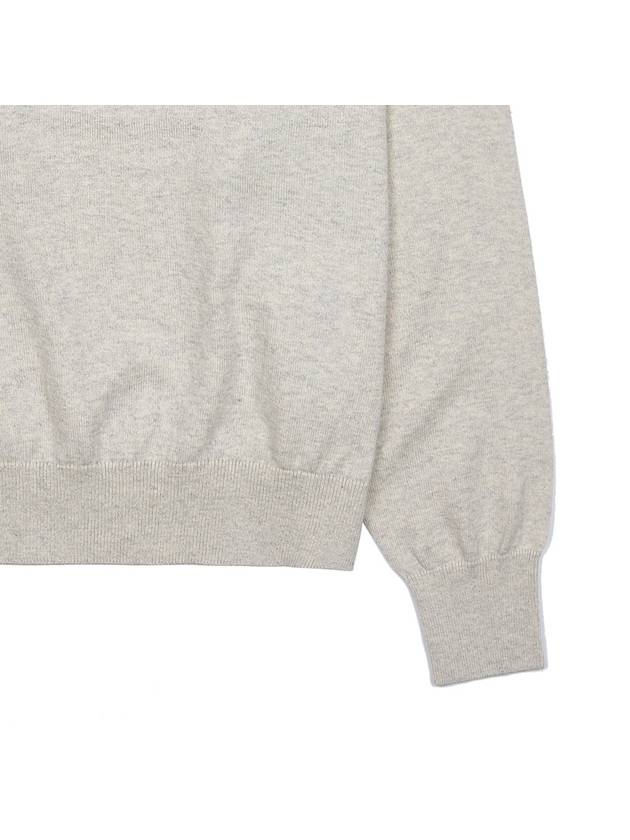 Marisans Logo Knit Top Light Grey - ISABEL MARANT - BALAAN 7