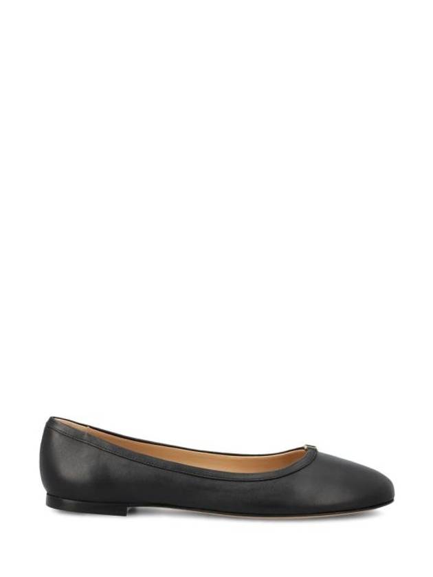 Marcie Leather Ballerina Flats Black - CHLOE - BALAAN 1